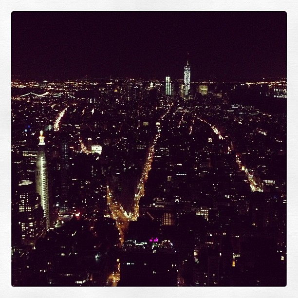 View from the top. We went to both observation decks - the 86th...