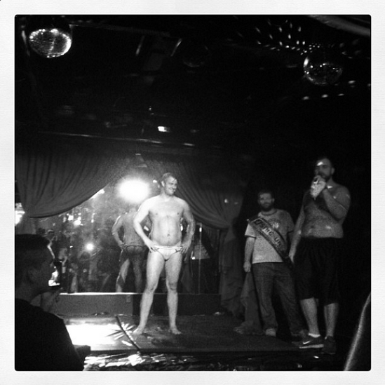 Our winner! He was obviously not expecting to win, and was so sweetly embarrassed by the fanfare.