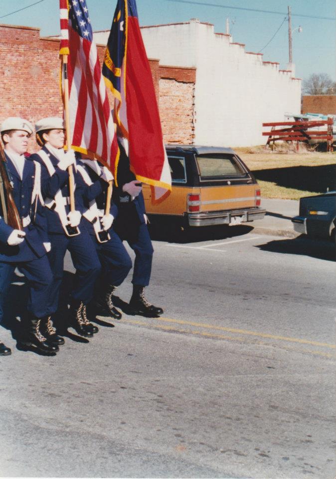 I wasn't just in JROTC - I was on the JROTC color guard AND drill teams, a cadre, went to officer's training school in the summers, the whole 9 yards. Even so, I was so relieved to not have to go into the Air Force in the end.