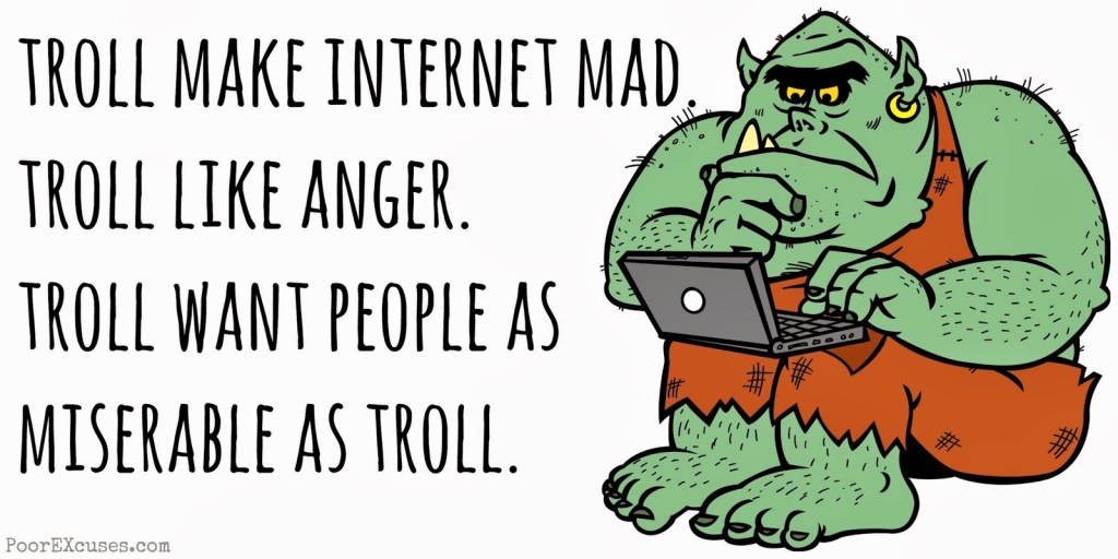 Click through for a really interesting (if somewhat disturbing) study on modern day trolls. Yes, they exist!