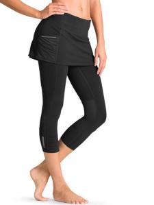 Just found these used Athleta 2 in 1 capris on Ebay. I wanted to wear leggings, but be wearing something that showed a little less of my shape. I've heard good things, so crossing my fingers these will work! 
